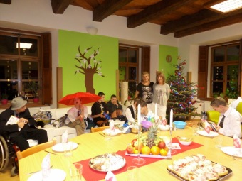 24.12. 2014  Štědrý den v Domovu pod hradem Žampach