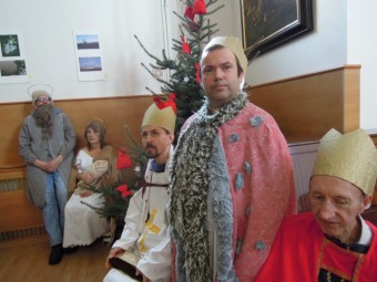 Tři králové v Domovu pod hradem Žampach 6.1.2015