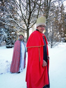 Tři králové v Domovu pod hradem Žampach 6.1.2015