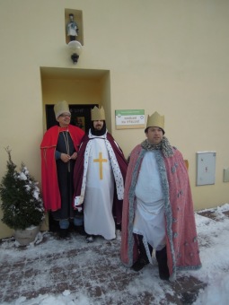 Tři králové v Domovu pod hradem Žampach 6.1.2015