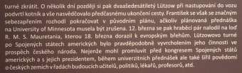 16.1. 2016 Vzpomínkový akt Vamberk - Dr. František Lützow (*1849 - +1916)  - 100 let od úmrtí.