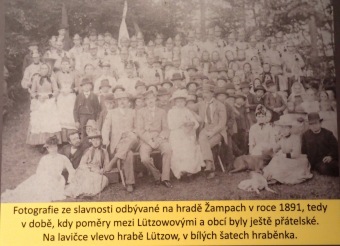 16.1. 2016 Vzpomínkový akt Vamberk - Dr. František Lützow (*1849 - +1916)  - 100 let od úmrtí.