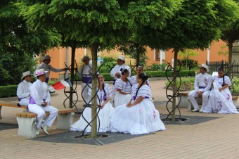 25.6. 2017 vystoupení souboru Fiesta Tica Kostarika - folklorní soubor ze San José z Kostariky