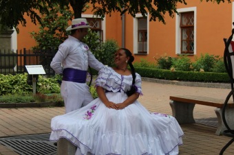 25.6. 2017 vystoupení souboru Fiesta Tica Kostarika - folklorní soubor ze San José z Kostariky