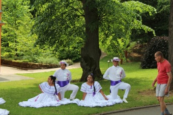 25.6. 2017 vystoupení souboru Fiesta Tica Kostarika - folklorní soubor ze San José z Kostariky