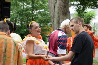 25.6. 2017 vystoupení souboru Fiesta Tica Kostarika - folklorní soubor ze San José z Kostariky