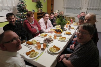 2017 Štědrý den v Domovu pod hradem Žampach (24.12.)