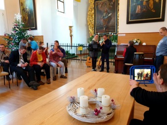 2021 Vánoční besídka v Domovu pod hradem Žampach