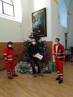 Dárky ze sbírky od Oblastní spolek ČČK Ústí nad Orlicí