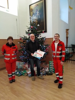 Dárky ze sbírky od Oblastní spolek ČČK Ústí nad Orlicí