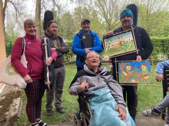 2023 Oslava 55. narozenin pana Jaroslava Trilče s výstavou obrazů  (18.5.)