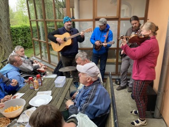 2023 Oslava 55. narozenin pana Jaroslava Trilče s výstavou obrazů  (18.5.)