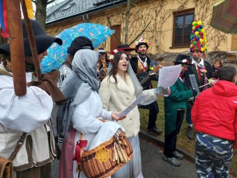 2023 Masopust v obci Žampach (18.2.)