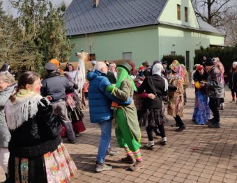 2025 Masopust v obci Žampach (1.3.)