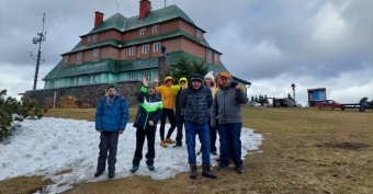 2023 Výlet Loučení se zimou - Rampušák v Deštném v Orl. horách (25.3.)