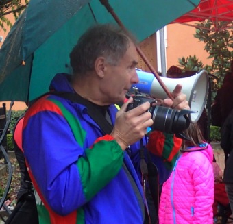 Honza Šimůnek na  1. ročníku běžeckého krosu Okolo Žampachu