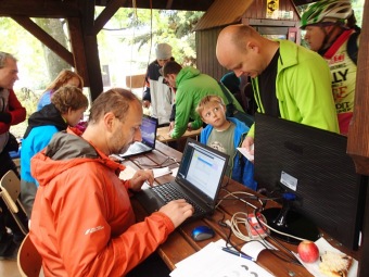 10.10. 2015 Orientační běžci na Žampachu (12. kolo VčP OB)