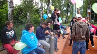 10. - 12.6. 2016 Přehazovaná Dřevěnice - XXI. ročník národního turnaje -  disko na hřišti a večerní ohňostroj