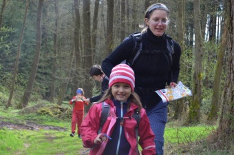 2016 Orientační běžci na Žampachu (5. kolo VčP OB 16.04. 2016)