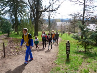 2016 Orientační běžci na Žampachu (5. kolo VčP OB 16.04. 2016)