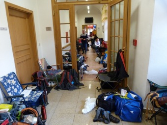 2016 Orientační běžci na Žampachu (5. kolo VčP OB 16.04. 2016)