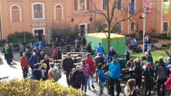 2016 Orientační běžci na Žampachu (5. kolo VčP OB 16.04. 2016)