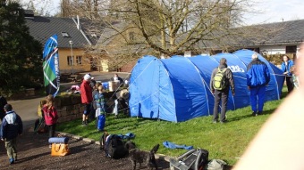 2016 Orientační běžci na Žampachu (5. kolo VčP OB 16.04. 2016)