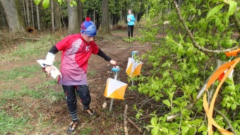 2016 Orientační běžci na Žampachu (5. kolo VčP OB 16.04. 2016)