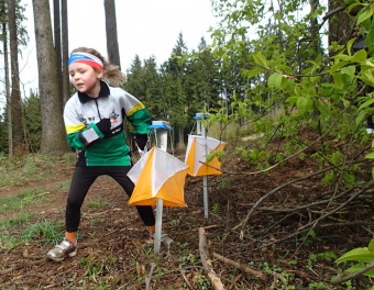 2016 Orientační běžci na Žampachu (5. kolo VčP OB 16.04. 2016)