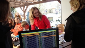 2016 Orientační běžci na Žampachu (5. kolo VčP OB 16.04. 2016)