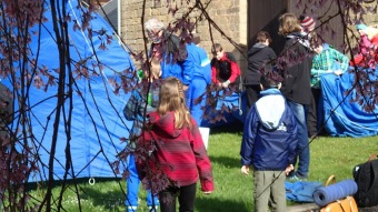 2016 Orientační běžci na Žampachu (5. kolo VčP OB 16.04. 2016)