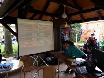 2016 Orientační běžci na Žampachu (5. kolo VčP OB 16.04. 2016)