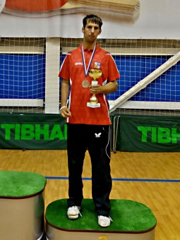 Lukáš Schauer na Mistrovství Evropy ve stolním tenisu Zelenogrask Rusko 23 .- 30.10. 2016