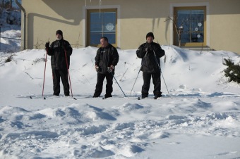 2017 Vycházka na běžkách v okolí domova (27.1.)