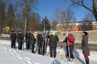 2017 Vycházka na běžkách v okolí domova (27.1.)