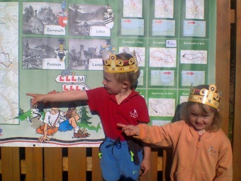 Přes tři hrady - stanoviště a trasy - Žampach -  7.5. 2016