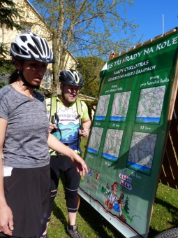 Přes tři hrady - stanoviště a trasy - Žampach -  7.5. 2016