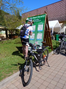 Přes tři hrady - stanoviště a trasy - Žampach -  7.5. 2016