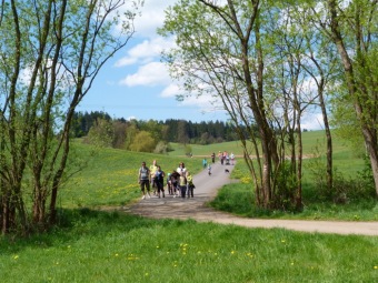 Přes tři hrady - stanoviště a trasy - Žampach -  7.5. 2016