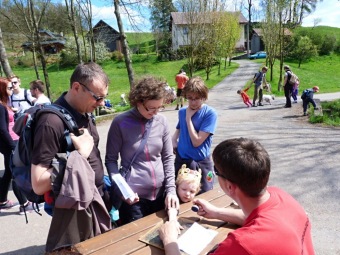 Přes tři hrady - stanoviště a trasy - Žampach -  7.5. 2016
