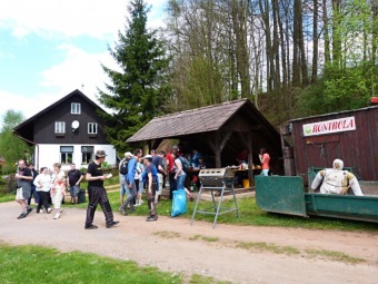 Přes tři hrady - stanoviště a trasy - Žampach -  7.5. 2016