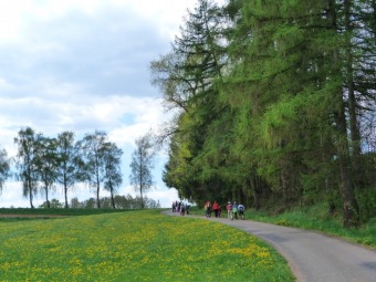Přes tři hrady - stanoviště a trasy - Žampach -  7.5. 2016