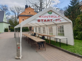 2023 - Přes tři hrady - stanoviště a trasy Žampach (6.5.) - příprava areálu