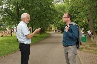 Z návštěvy hejtmana Pardubického kraje
Martina Netolického na akci Zámecká slavnost v Domovu pod hradem Žampach dne 28.5. 2016 (foto archiv zřizovatele)