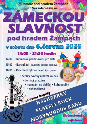 2026 Zámecké slavnost s novým programem pro děti i dospělé (6.6.)