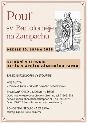 2026 ŽAMPAŠKÁ POUŤ 30.8.