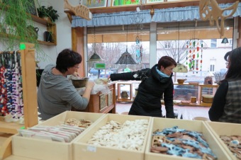 13.12. 2016 Obchůdek Z pod hradu Žampach-  Letohrad - vánoční prodej - zahájen