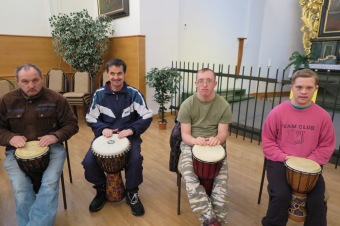 2017 Barbušáci - z nácviku hudebního souboru