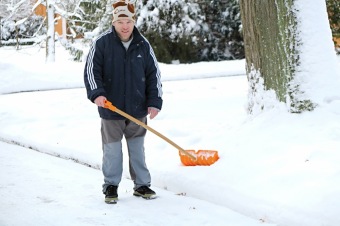2017 Práce obyvatel v zimním období a krásy zimy