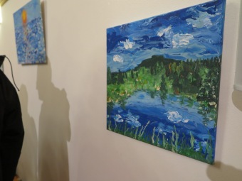 2020 Tomáš Rybička - zahájení výstavy obrazů - kostel  ČCE Letohrad (13.2.)